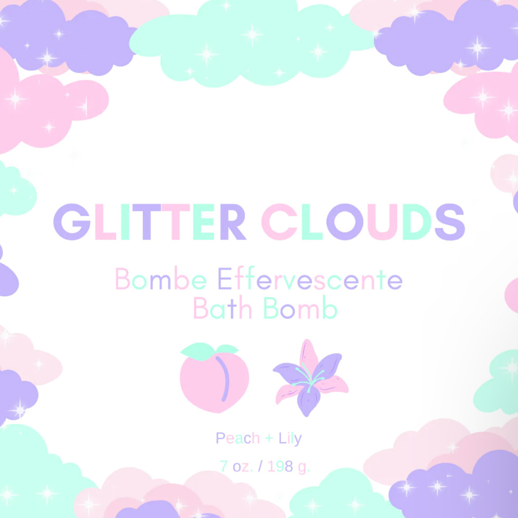 Caprice & Co Bombe de bain-Glitter Cloud