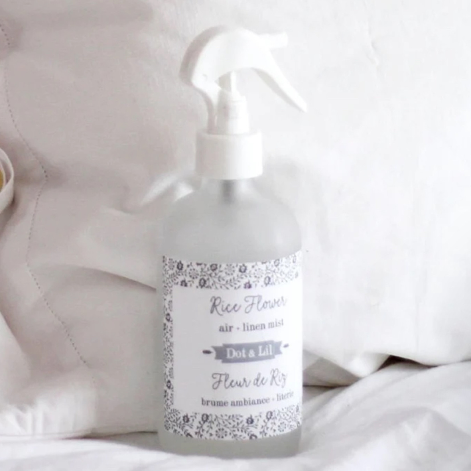 Dot&Lil Brume ambiance + Literie - Fleur de riz