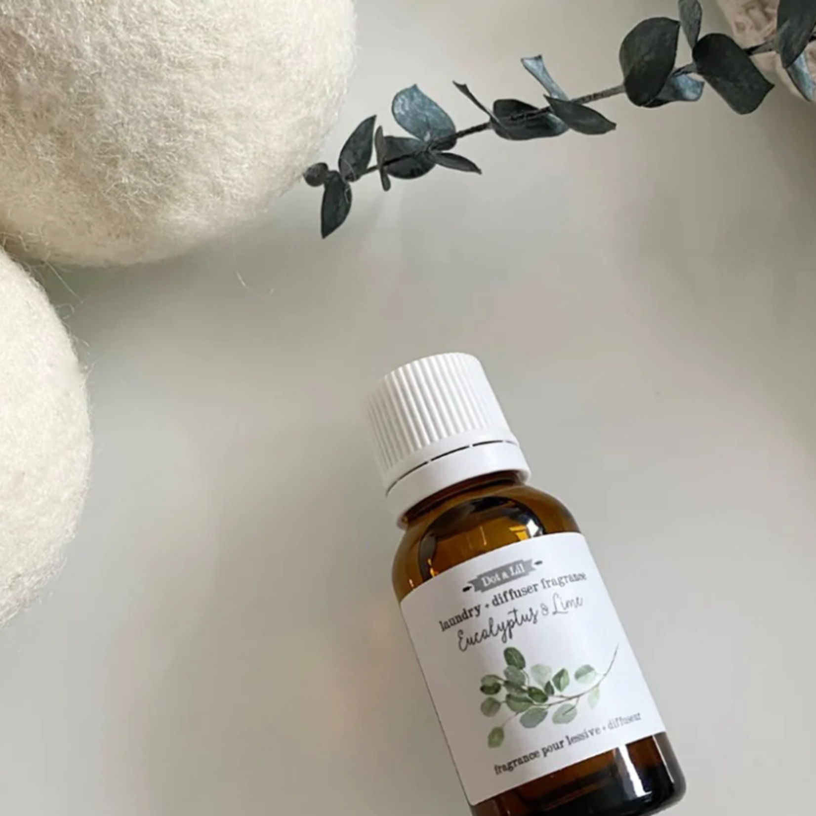 Dot&Lil Fragrance pour lessive & diffuseur - Eucalyptus + lime