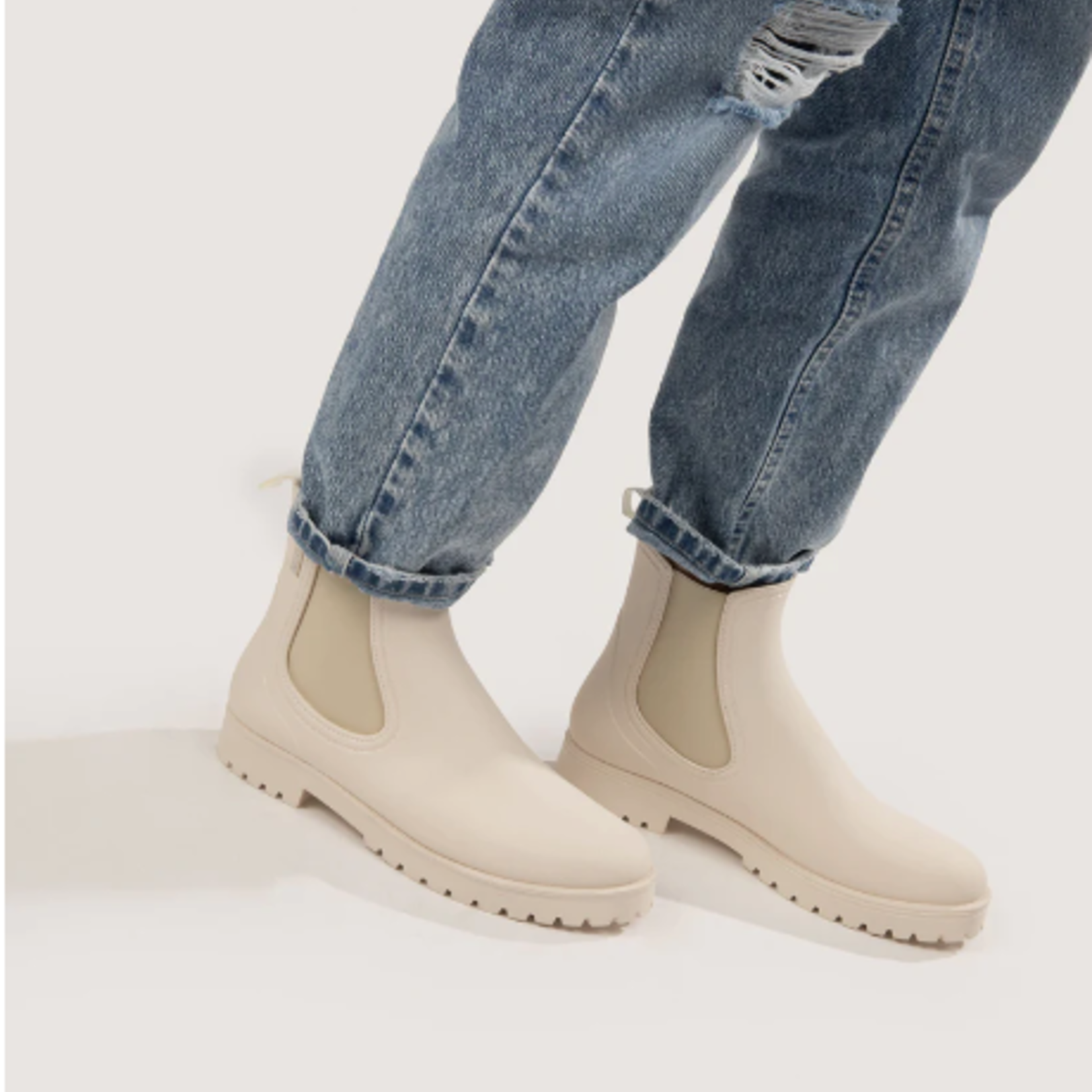 Matt & Nat Laney botte de pluie - Blanc SIZE9