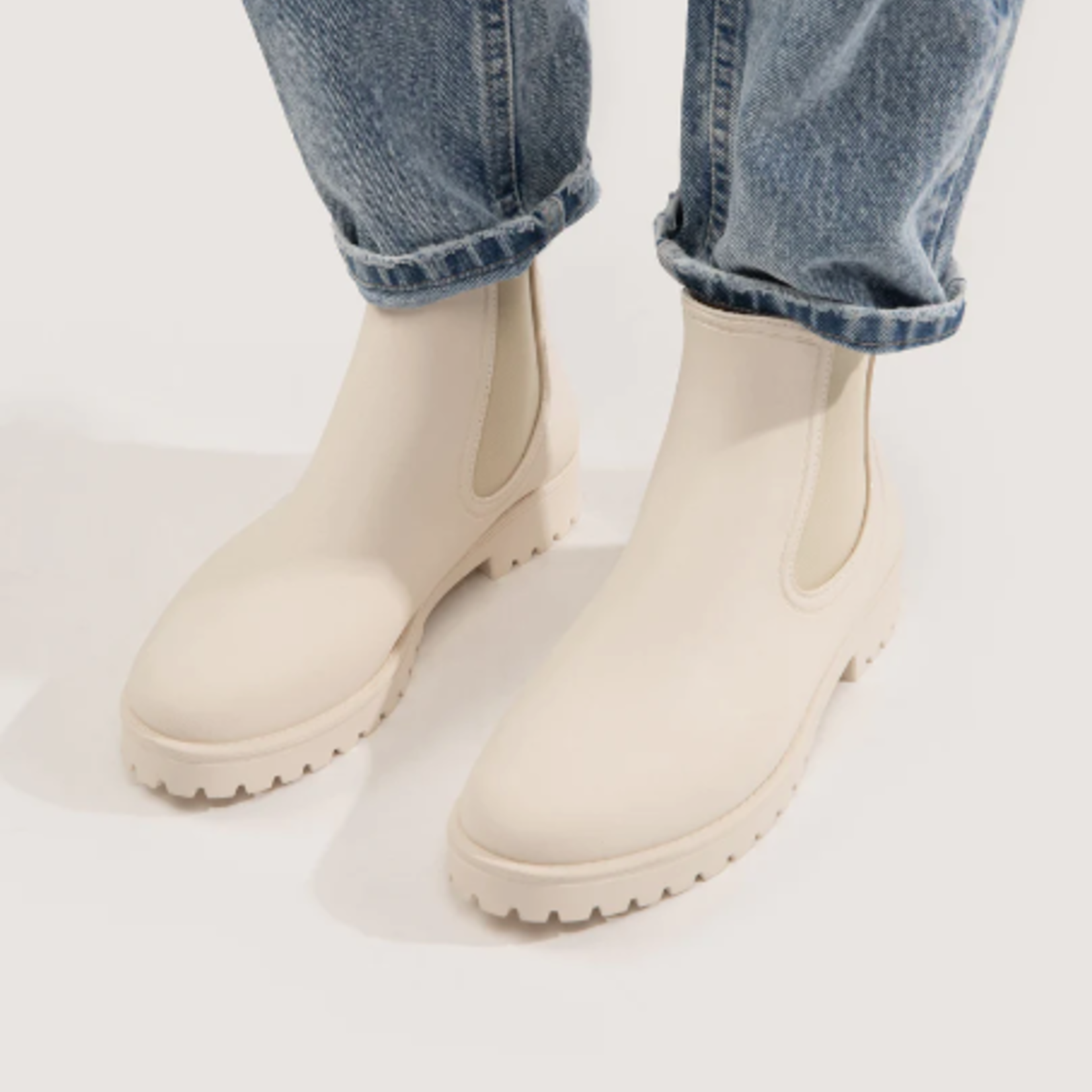 Matt & Nat Laney botte de pluie - Blanc SIZE9