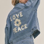 Sadie&Sage Veste, Peace and love - Jeans
