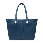 Jen&Co Tote Carrie Versa texturé avec ganse interchangeable-Navy