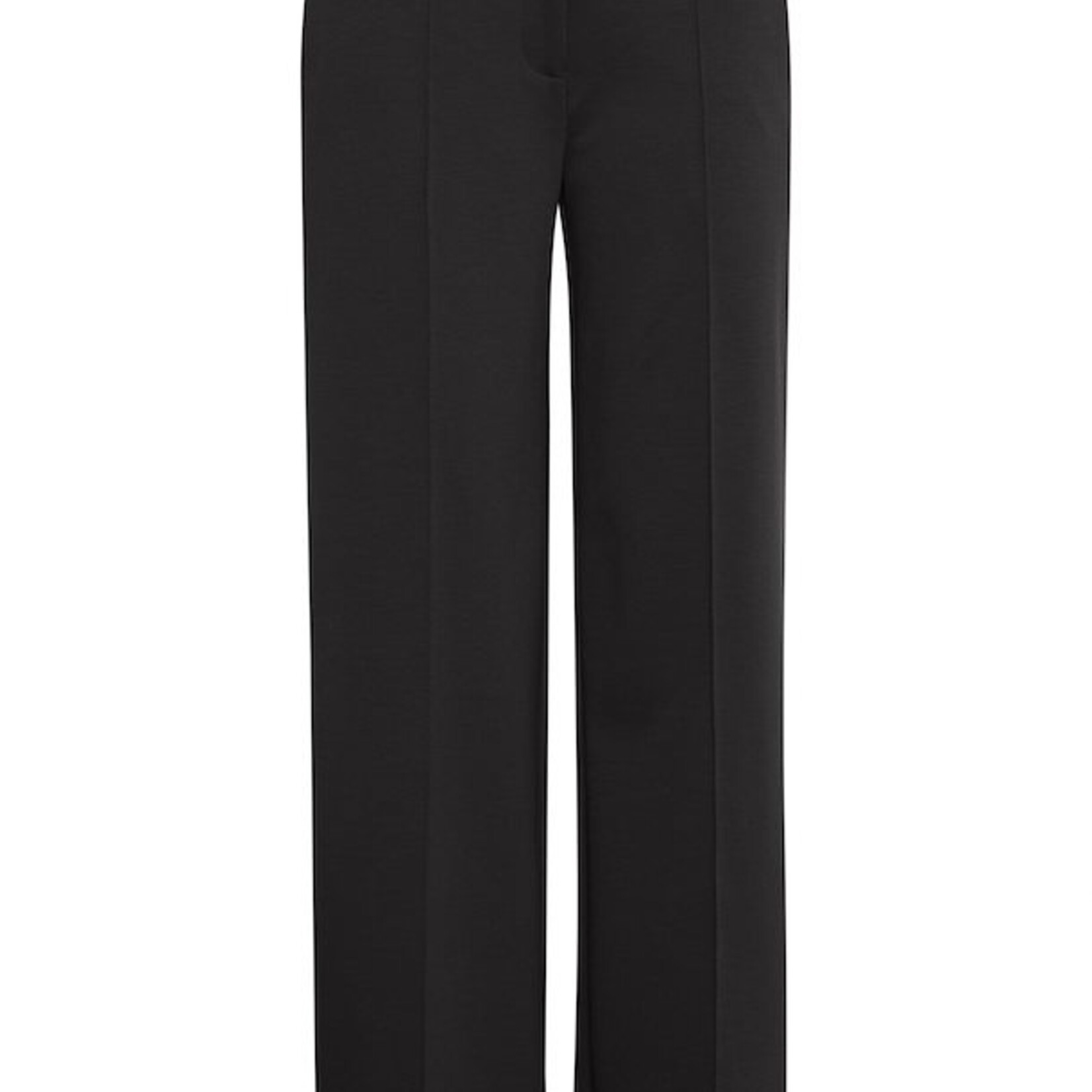 Ichi Pantalon Kate Jambe Large - Noir