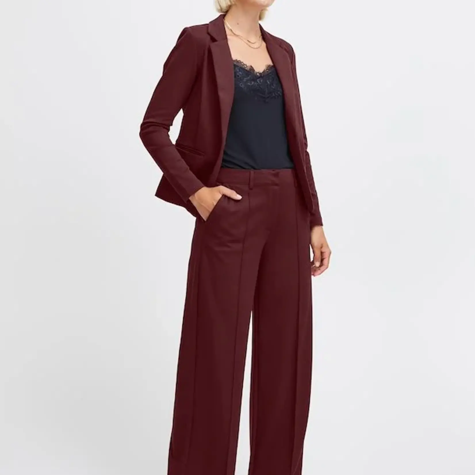 Ichi Pantalon Kate Jambe Large - Port Royal