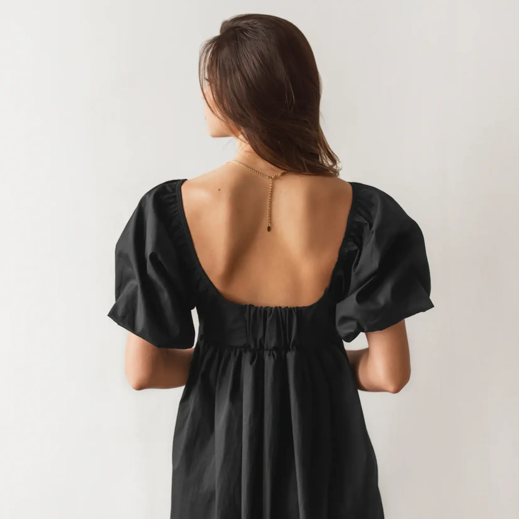 Daily Story Robe Flore-Noir