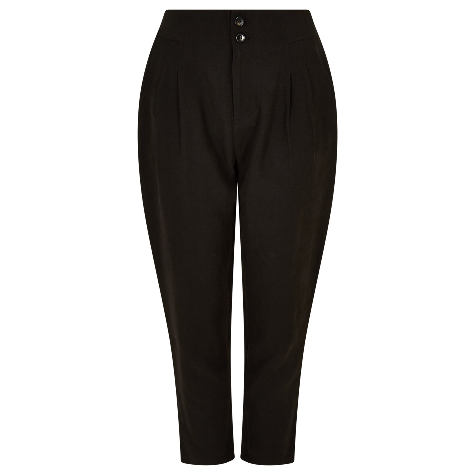 Apricot Pantalon en mini Corduroy-Noir