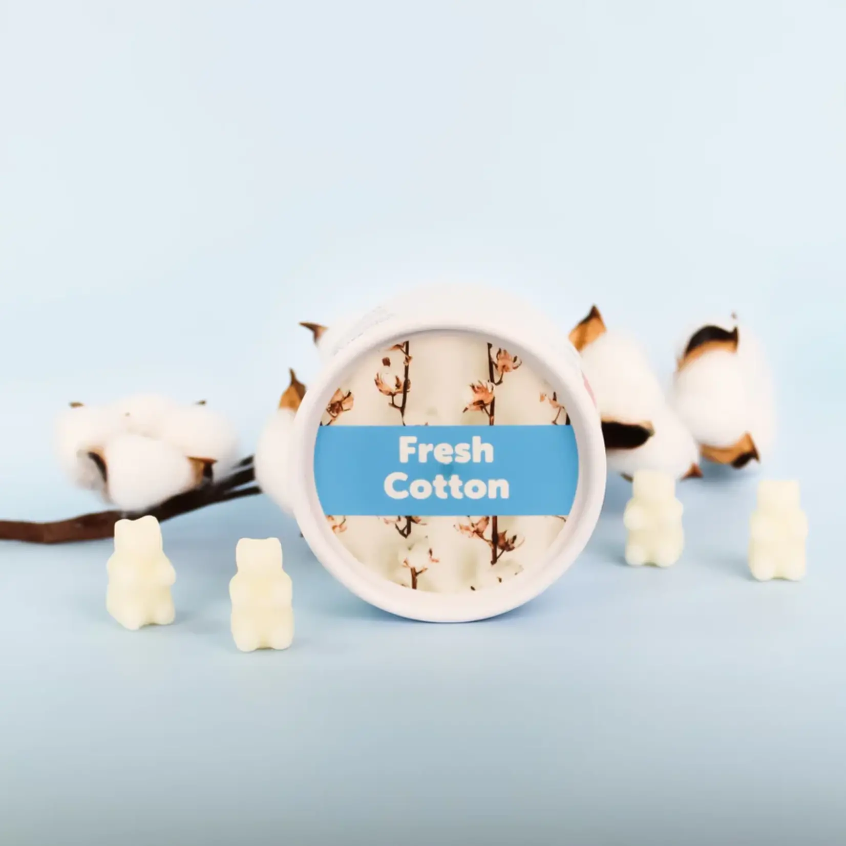 Happy Wax Cire Ourson-Fresh Cotton