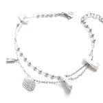 Welldunn jewelry Bracelet cheville Shelly - Silver