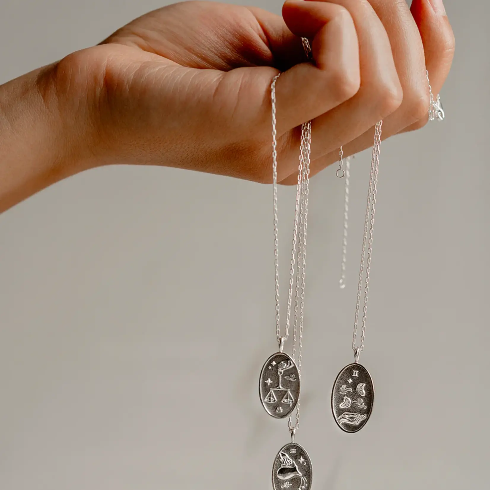 Welldunn jewelry Collier astrologique Bélier - Silver