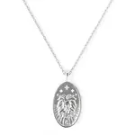 Welldunn jewelry Collier astrologique Lion - Silver