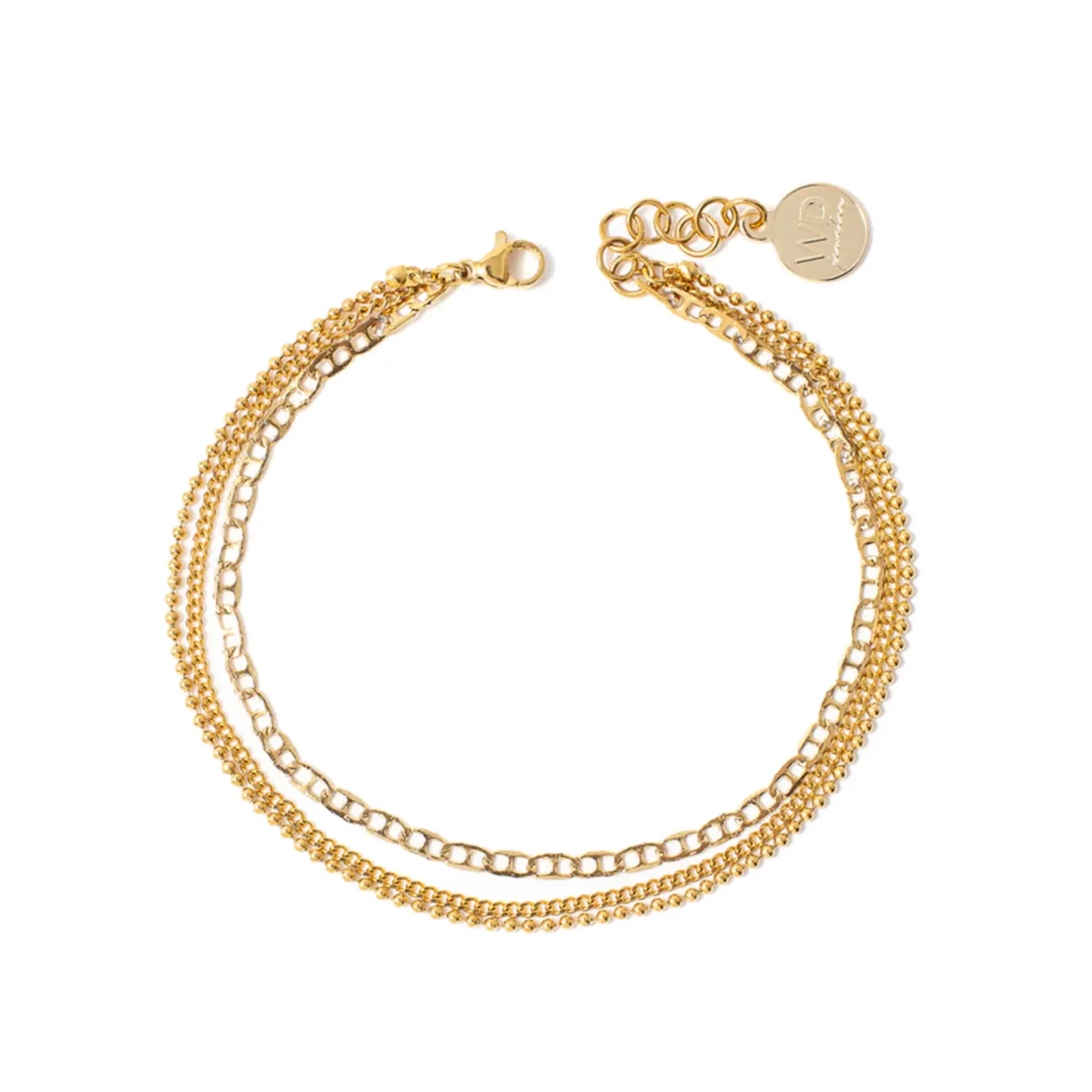 Welldunn jewelry Bracelet cheville Terzo - Or