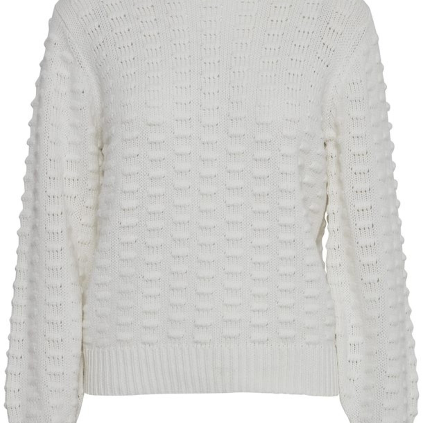 b.young Chandail Oma Mock Neck-Off White