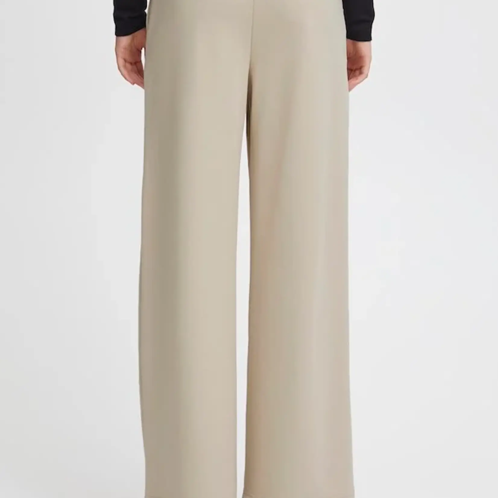 Ichi Pantalon Kate sus Long-Doeskin