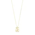 Pilgrim Chaine Love Tag, Mom Gold Plated