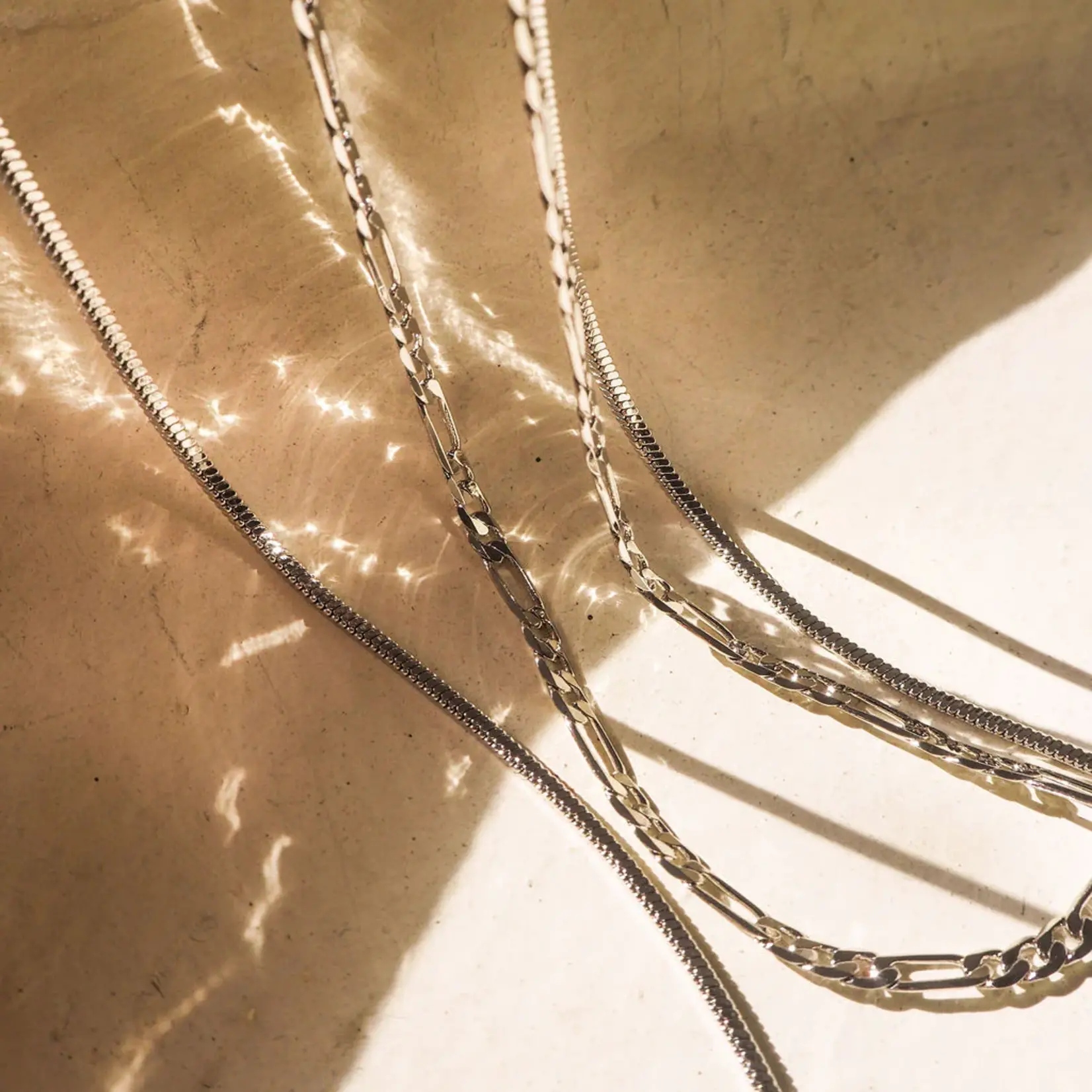 LUVAJ Collier Double Cecilia-Argent