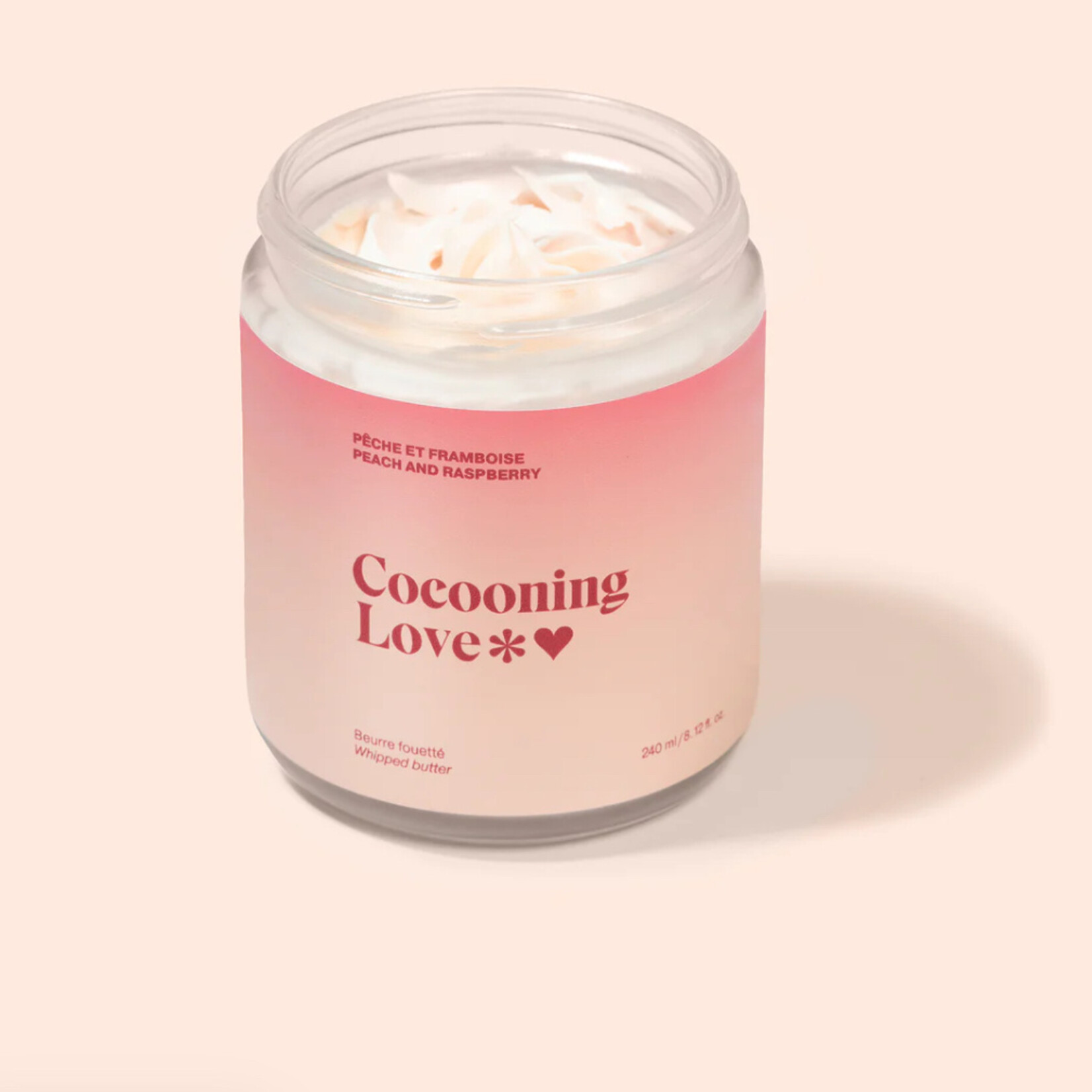 Cocooning Love Beurre Corporel Fouetté-Pêche et Framboise