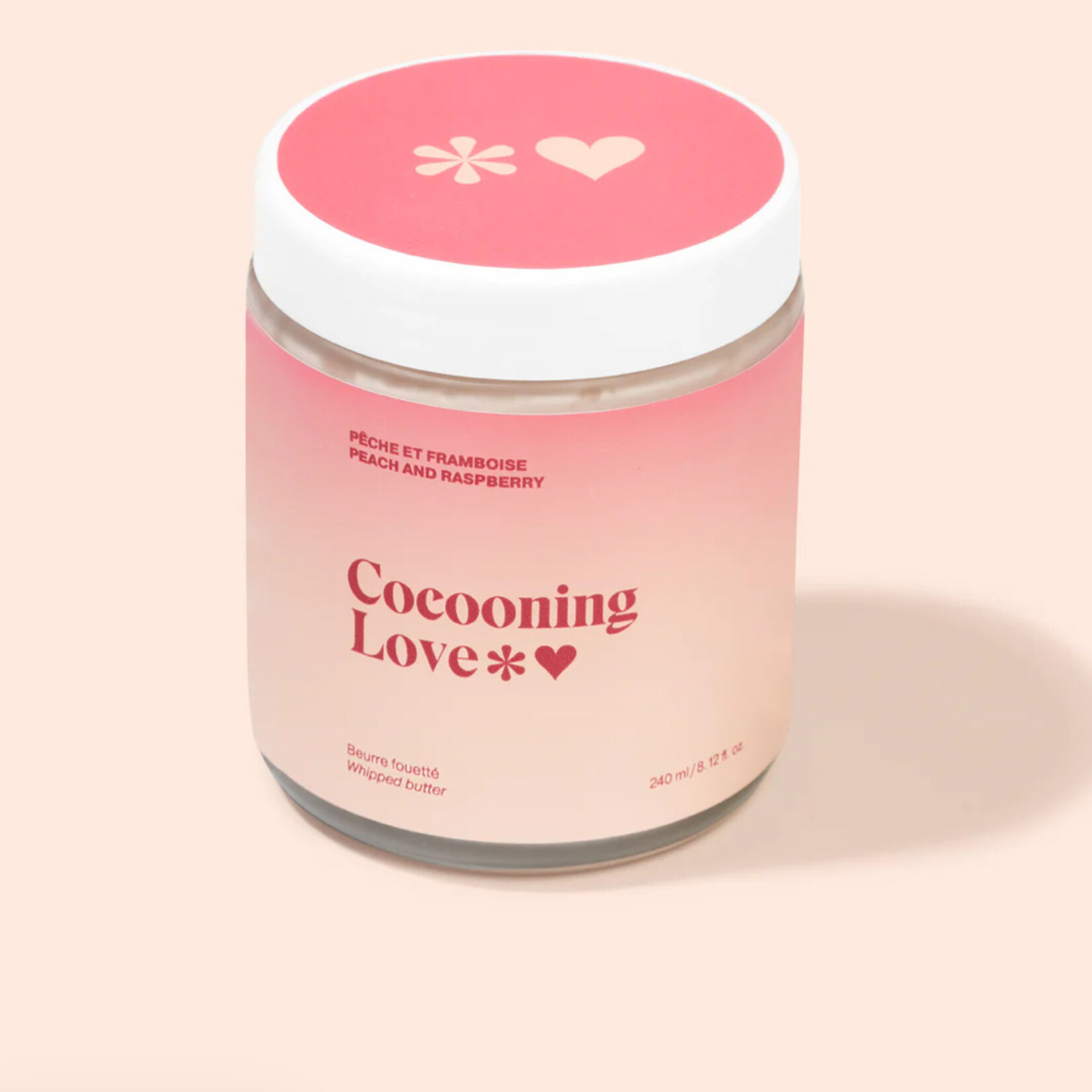 Cocooning Love Beurre Corporel Fouetté-Pêche et Framboise