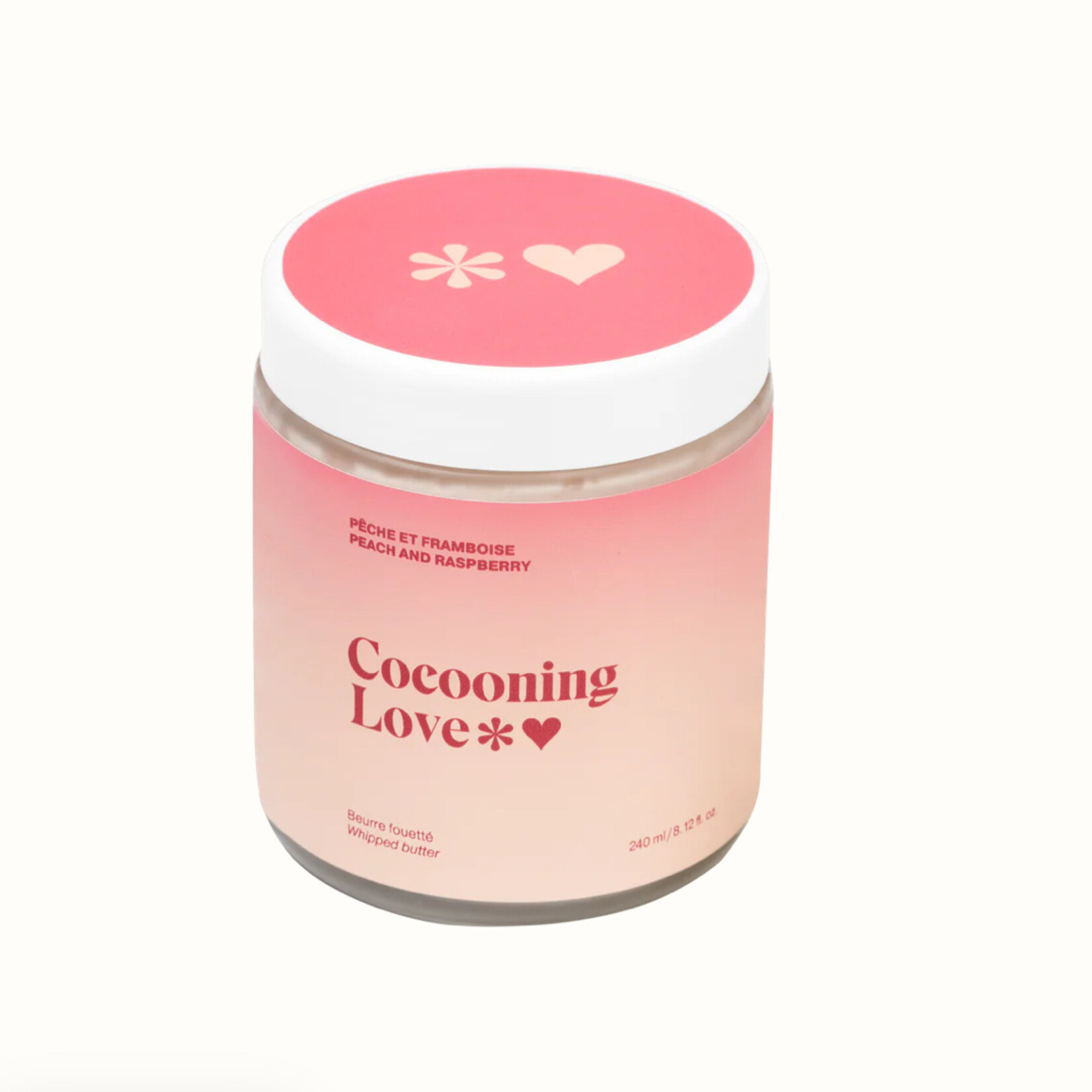 Cocooning Love Beurre Corporel Fouetté-Pêche et Framboise