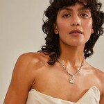 Pilgrim Charm Recycled Clover Pendant, Silver-Plated