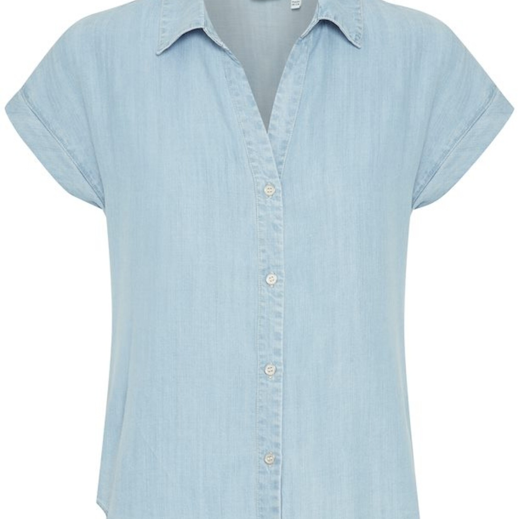 b.young Chemise Polo Lana-Light Blue