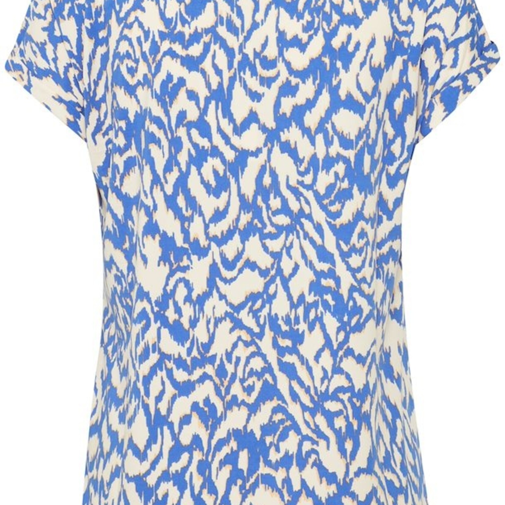 Fransa T-Shirt Seen-Beaucoup Blue