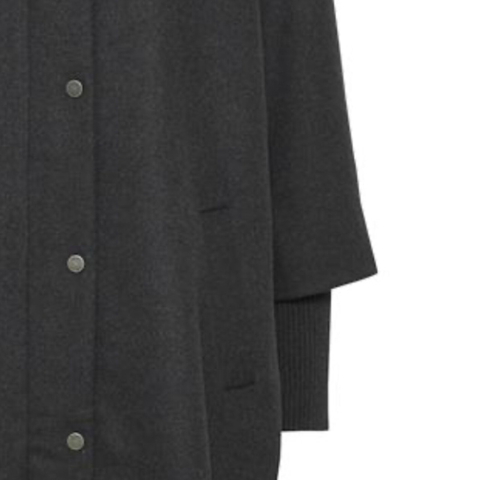 Fransa Manteau Malou Charcoal Mélange