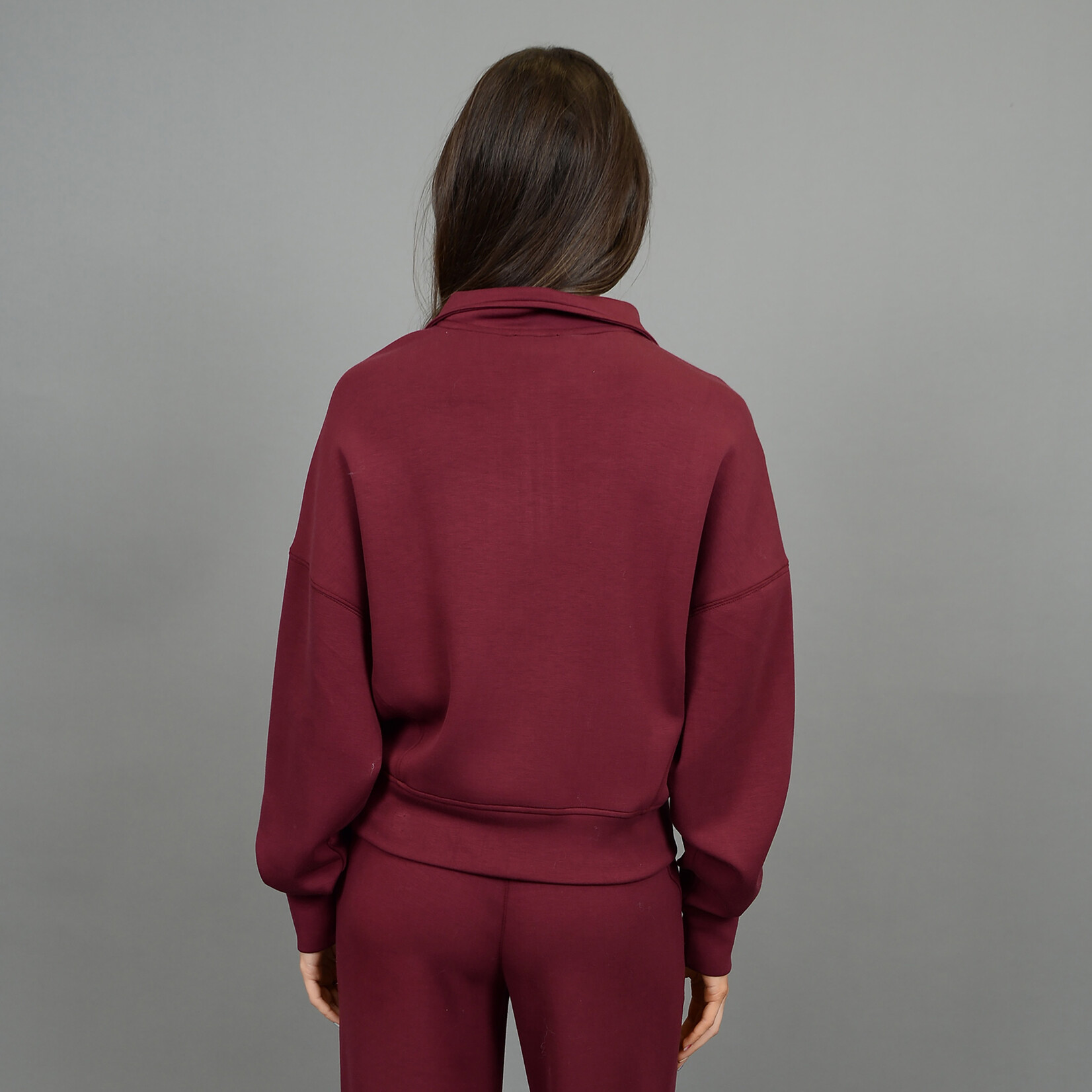 RD Style Chandail Mailyn Demi-zip - Oxblood