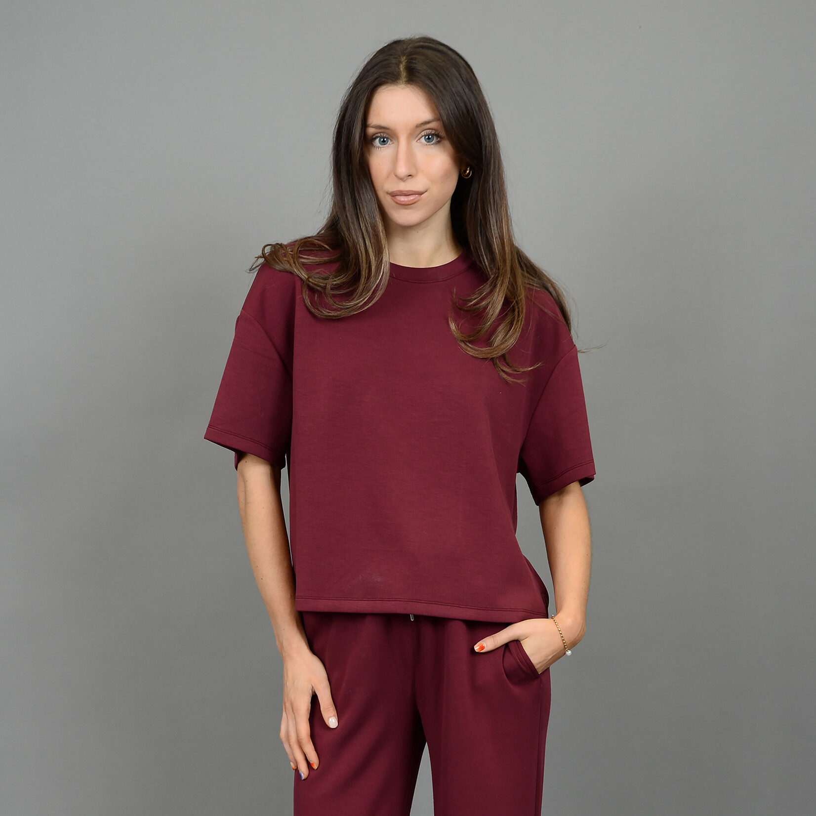 RD Style T-Shirt Tess - Oxblood