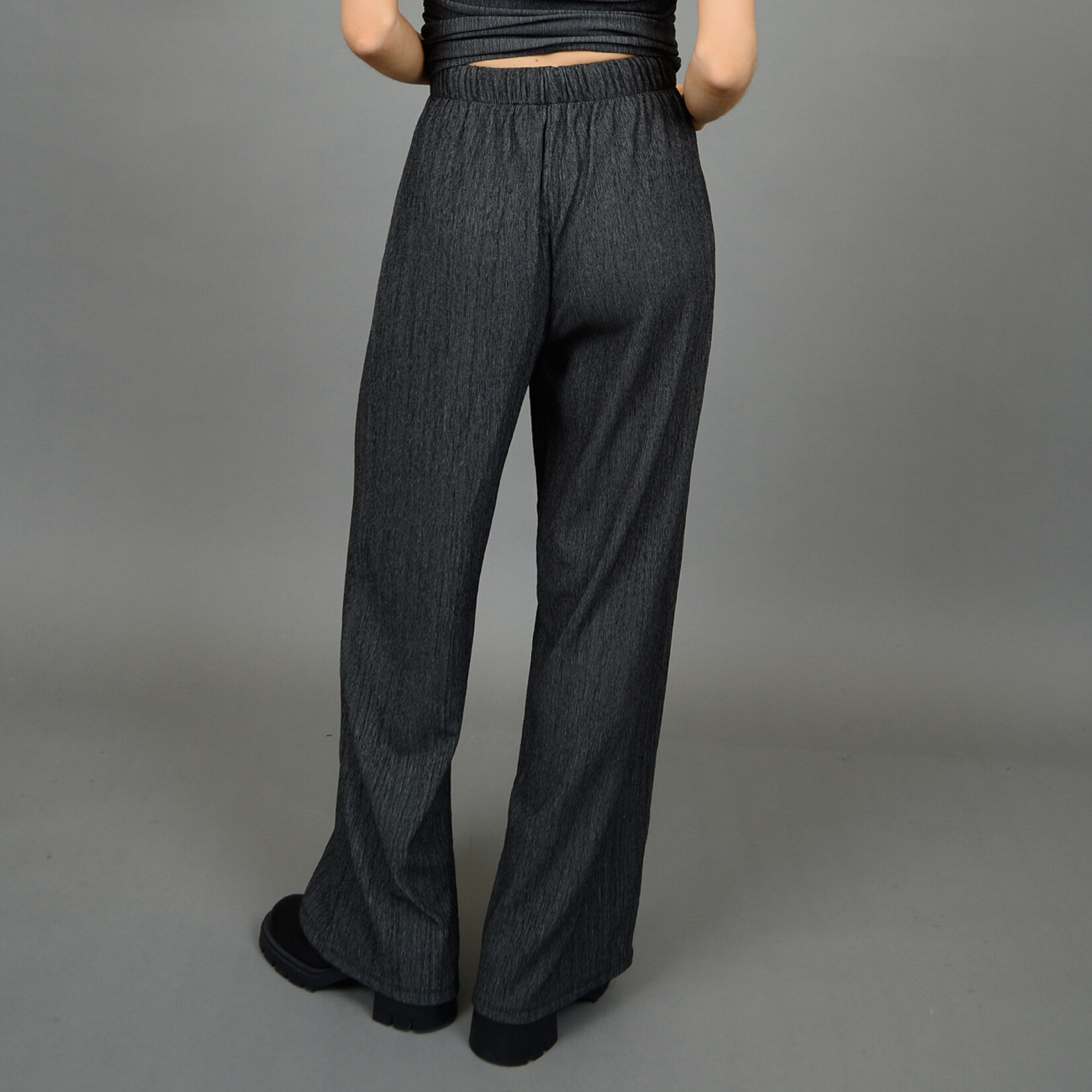 RD Style Pantalon Pauleena -Dark Grey Twist