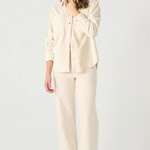 Dex Jacket en Corduroy-Ecru
