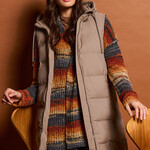 Dex Puffer Vest Avec Capuchon-Taupe