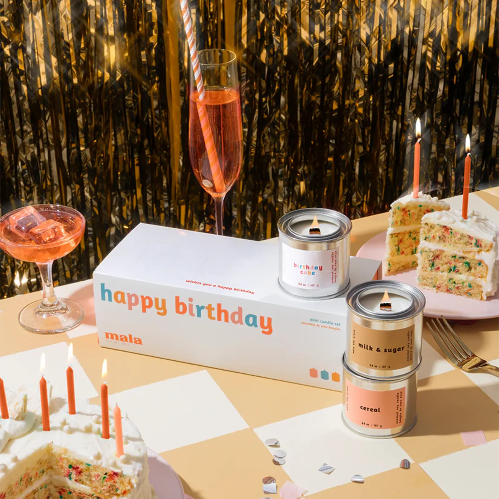 Mala the Brand Gifset Happy birthday - 3pc