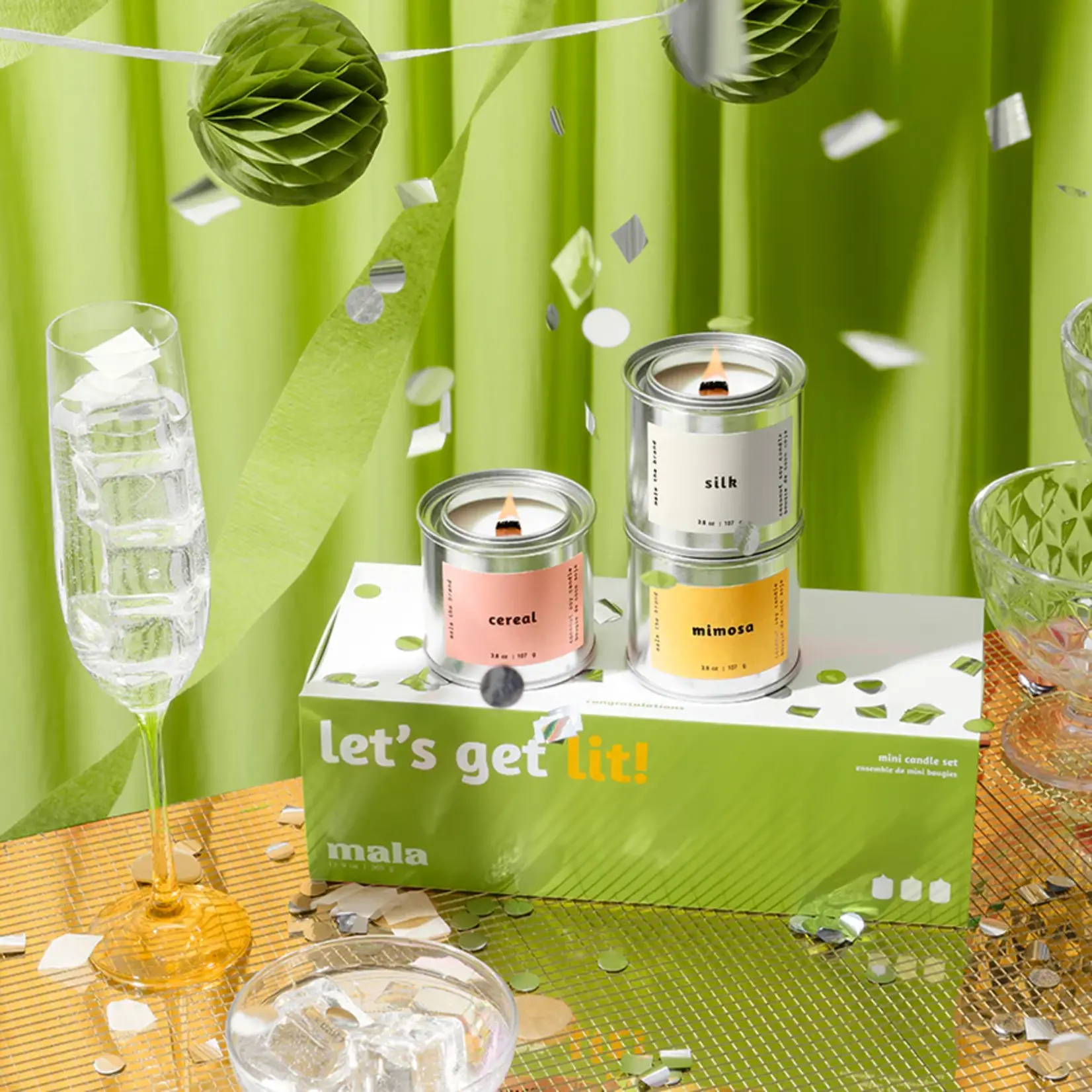 Mala the Brand Giftset Let`s Get Lit - 3 pc