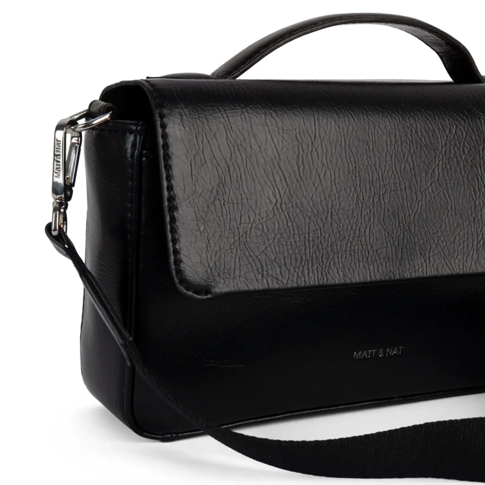 Matt & Nat Heart Sac à bandoulière végétalien - Theme - Black