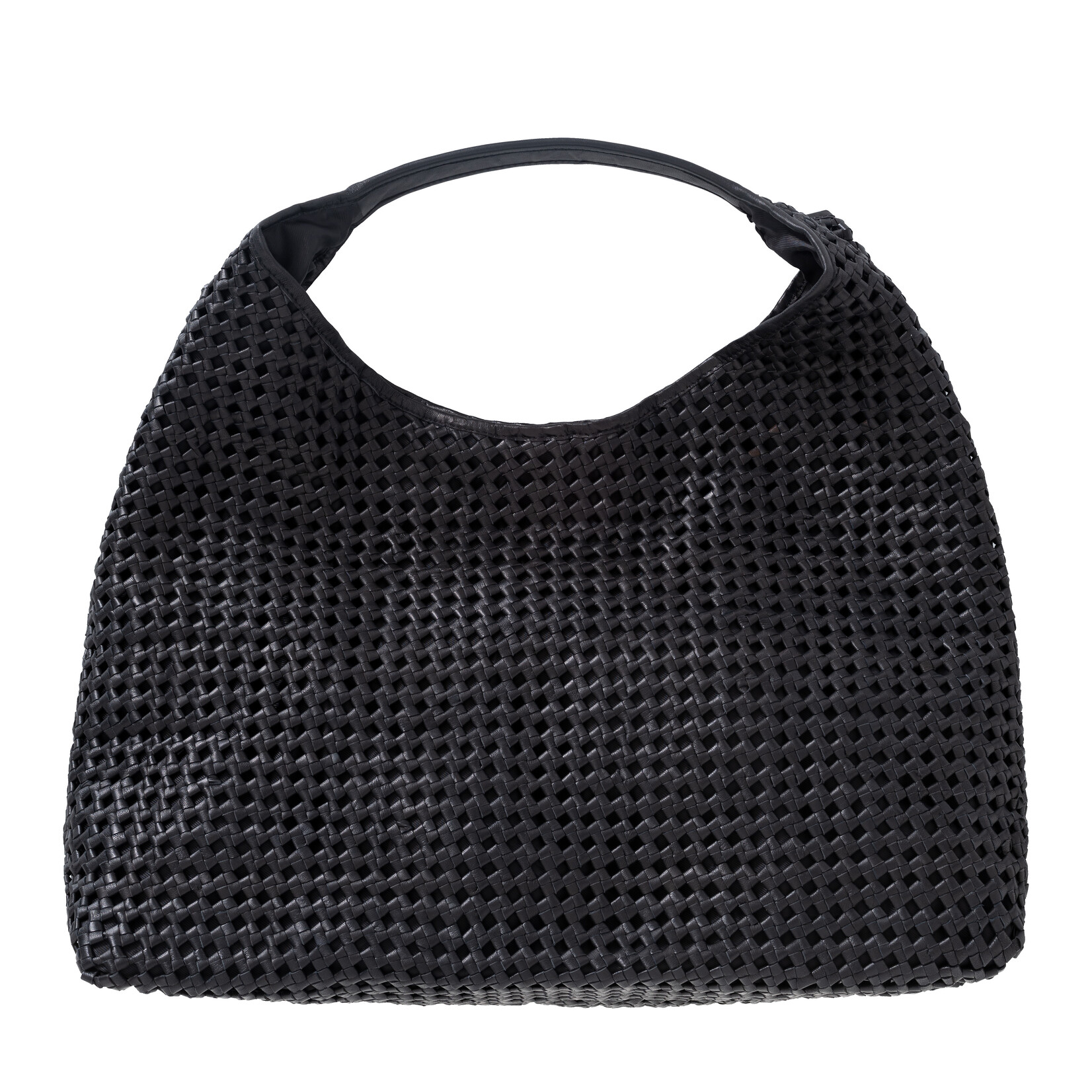 Yaya Sac en cuir noué - Black