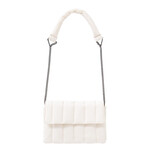 Yaya Crossboby En Nylon-Blanc Chalk