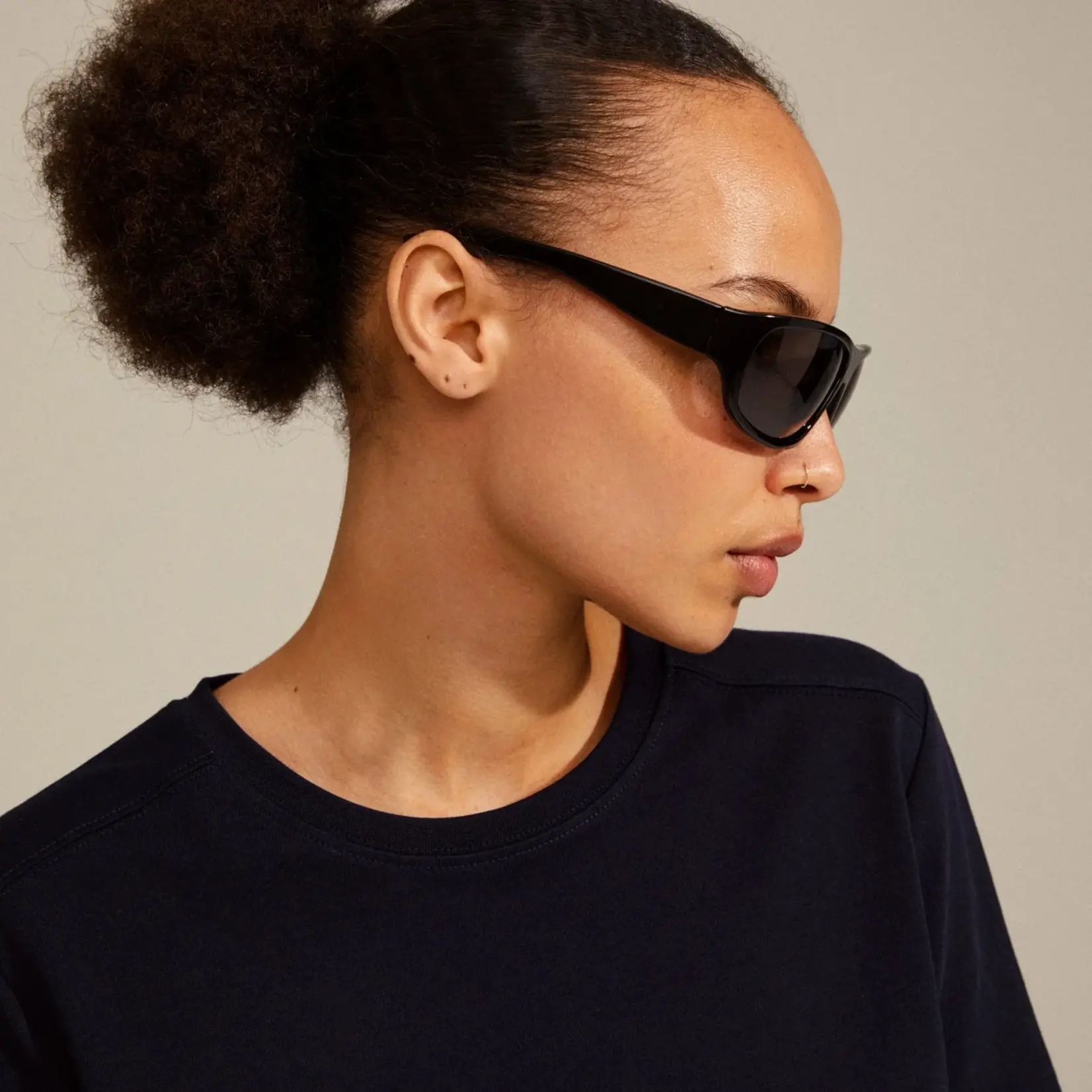 Pilgrim Lunette Soleil Gertrud - Black
