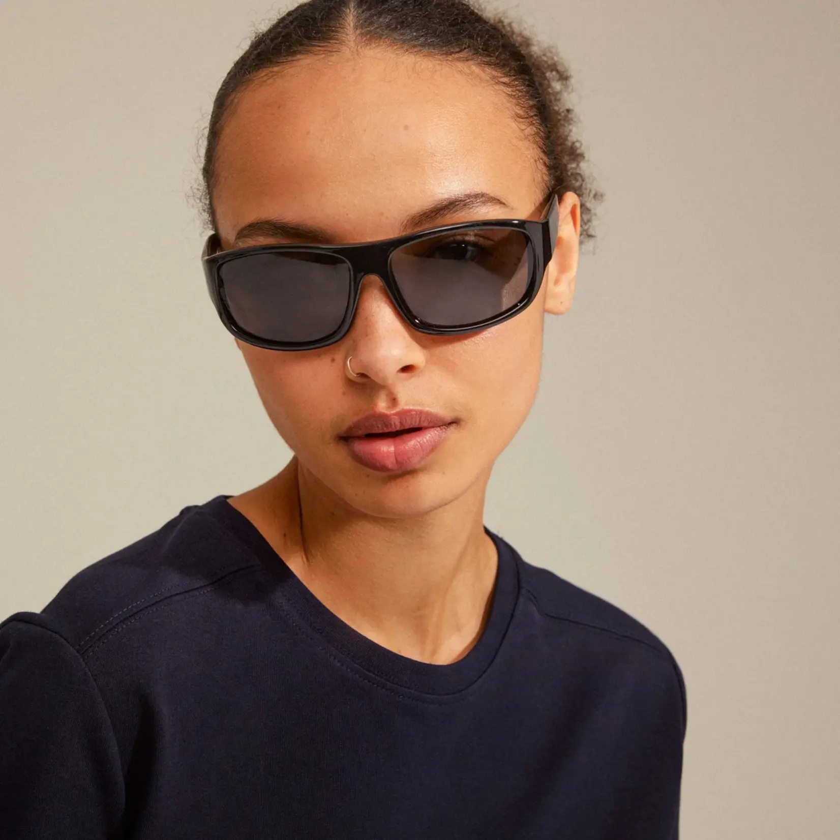 Pilgrim Lunette Soleil Gertrud - Black