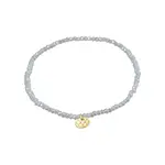 Pilgrim Bracelet Indie  - Bleu - Gold Plated