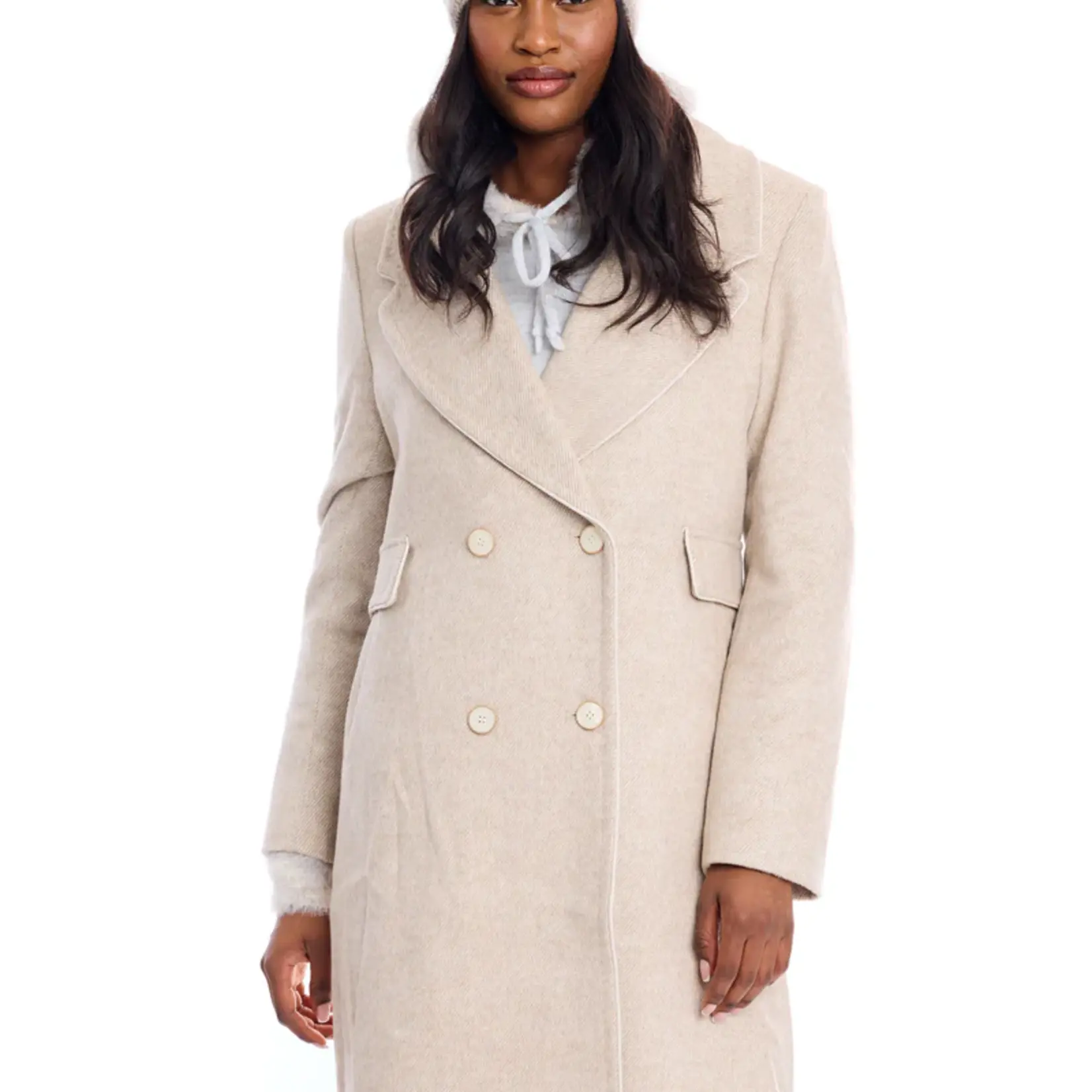 Furlux Manteau Karla - Oatmeal