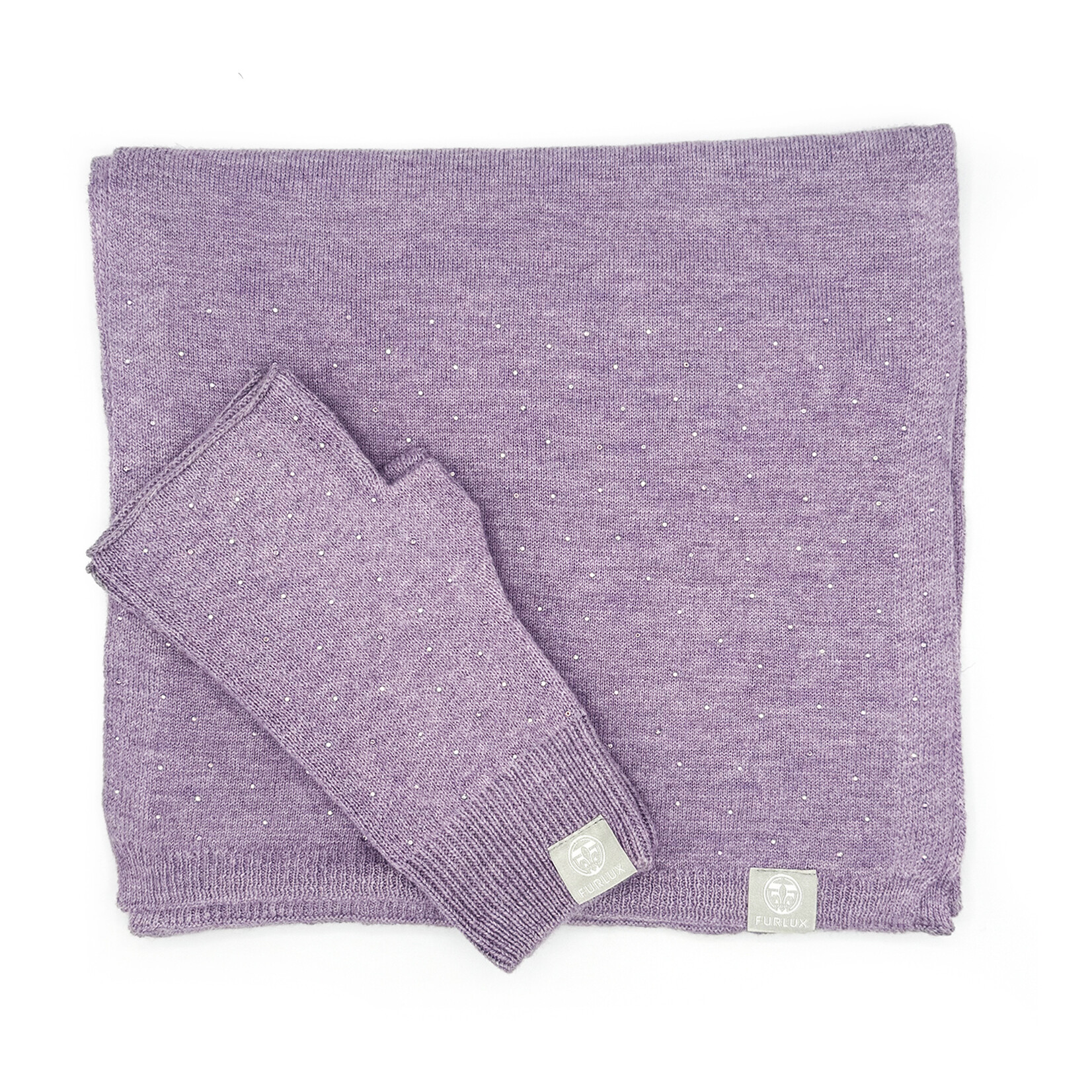 Furlux foulard avec laine et cachemire SK460 - Lavender/Lilac