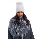 Furlux Col de fourrure 8105 - Charcoal mix