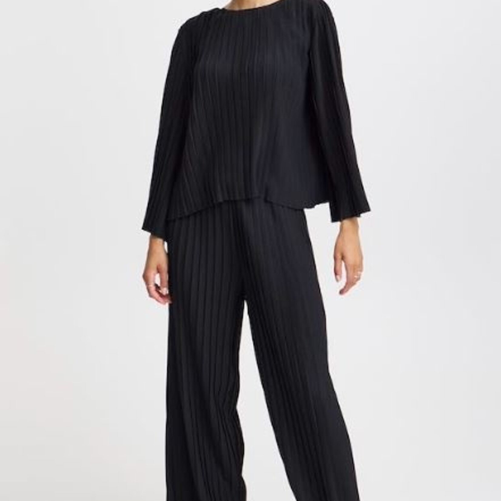 b.young Blouse Janse avec pli - Black