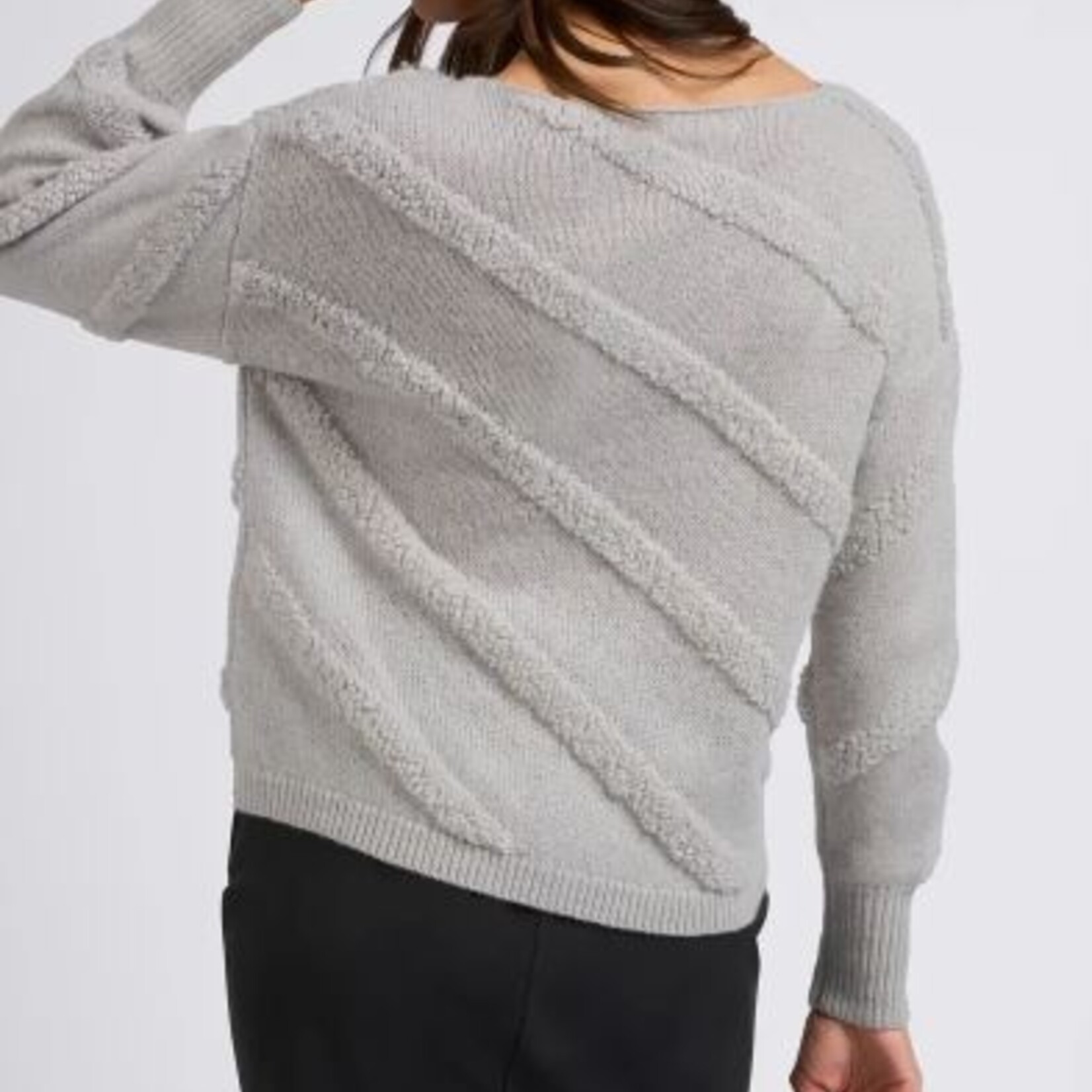 Yaya Mini jupe en faux cuir nubuck - Anthracite