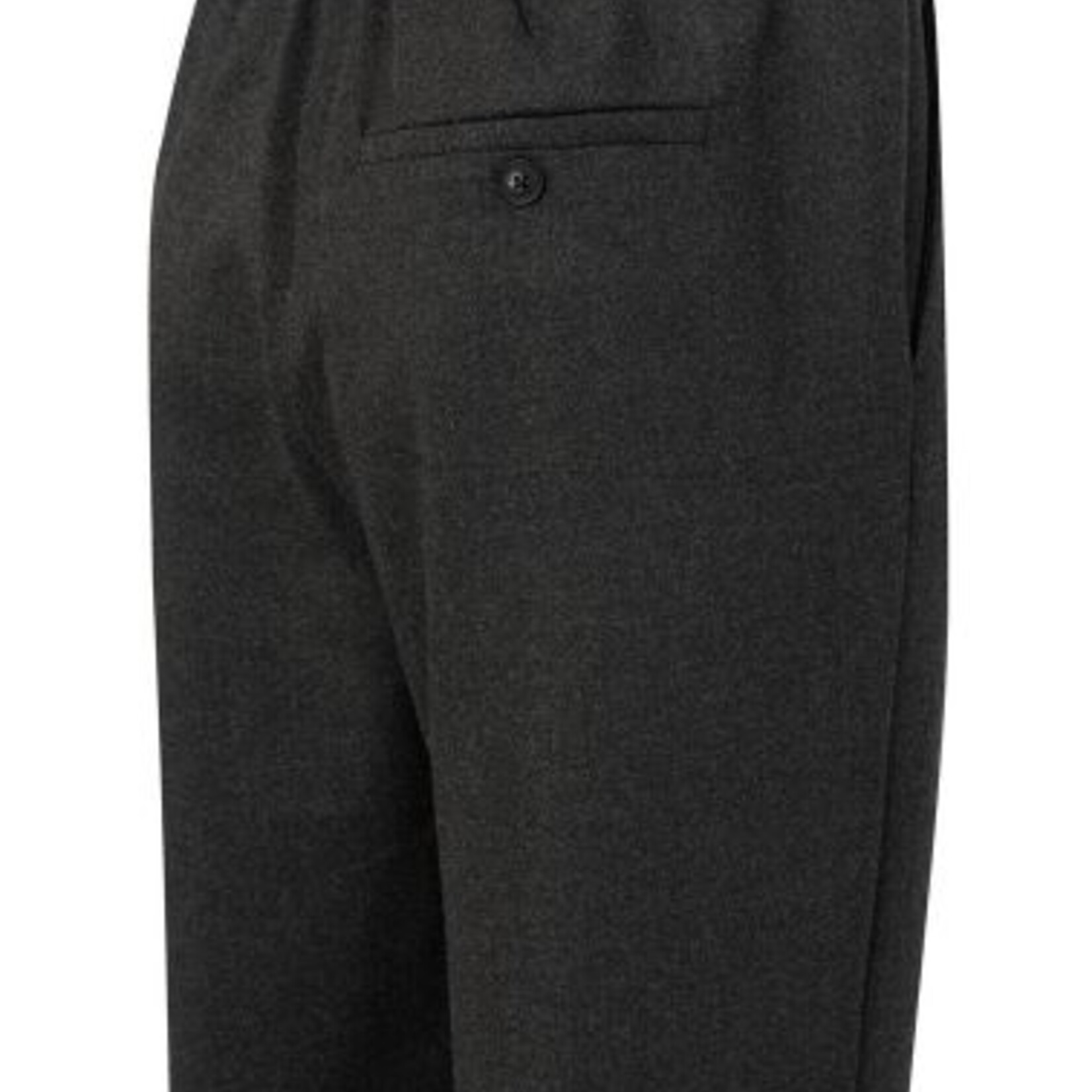 Yaya Pantalon Avec Taille Elastique-Anthracite