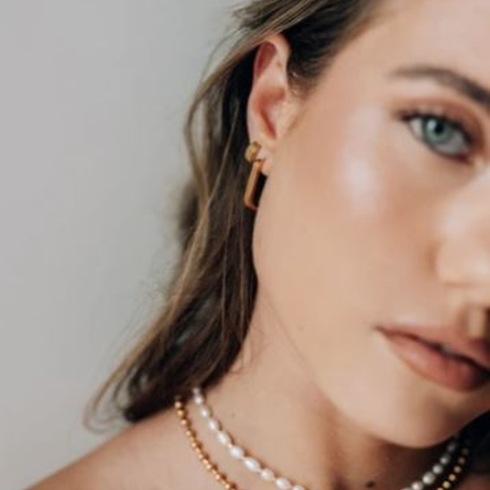 Welldunn jewelry Dylan boucles d'oreilles or