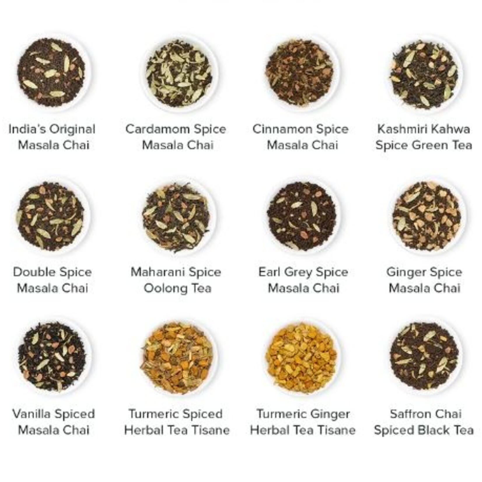 Vahdam Teas Coffret cadeau de thé Chai assortis