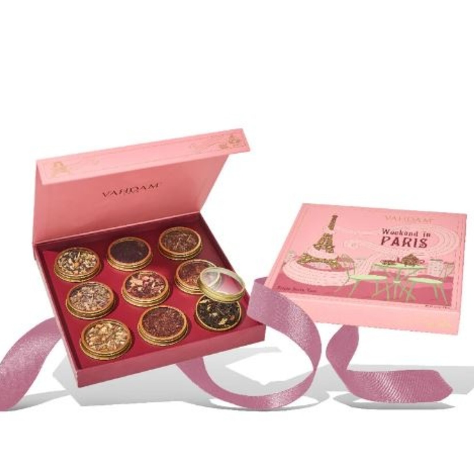 Vahdam Teas Coffret cadeau de thé en vrac - Week-end à Paris