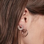 LUVAJ Mini Heartbreaker Hoop - Silver